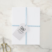 Bruidsjonker vrijgezellenfeest voeg naam toe moder cadeaulabel (Met Touw)