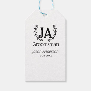 Bruidsjonker vrijgezellenfeest voeg naam toe moder cadeaulabel