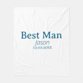 bruidsjonker vrijgezellenfeest voeg naam toe moder fleece deken (Voorkant)