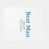 bruidsjonker vrijgezellenfeest voeg naam toe moder fleece deken (Voorkant (Horizontaal))