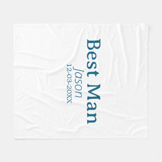 bruidsjonker vrijgezellenfeest voeg naam toe moder fleece deken (Voorkant (Horizontaal))