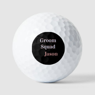 bruidsjonker vrijgezellenfeest voeg naam toe moder golfballen