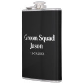 bruidsjonker vrijgezellenfeest voeg naam toe moder heupfles (Links)