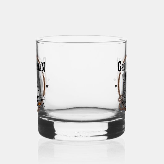 Bruidsjonker  whisky glas (Rechts)