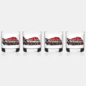 Bruidsjonker  whisky glas (Achterkant)