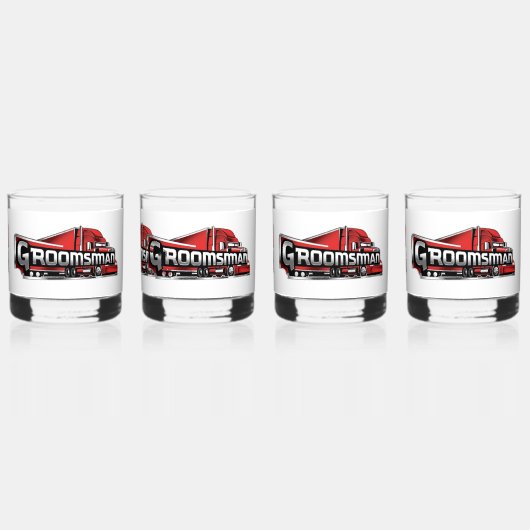 Bruidsjonker  whisky glas (Achterkant)