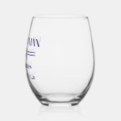 Bruidsjonker Wijnglas Zonder Voet (Links)