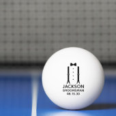 Bruidsjonker Zwarte Das Pingpongbal (Net)