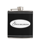 Bruidsjonkerfles Heupfles (Voorkant)