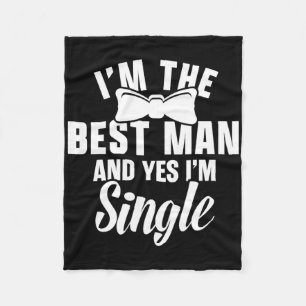 Bruidsjonkers Bruidegom Squat Mannen Bachelor Beno Fleece Deken