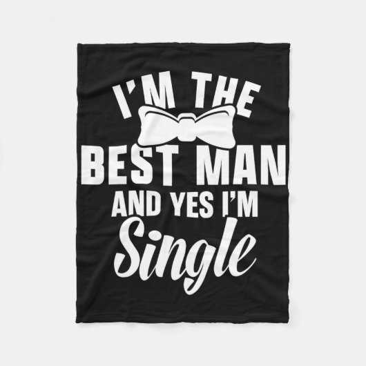 Bruidsjonkers Bruidegom Squat Mannen Bachelor Beno Fleece Deken (Voorkant)