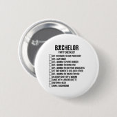 Bruidsjonkers Bruidegom Squat Mannen Bachelor Beno Ronde Button 5,7 Cm (Voorkant /achterkant)