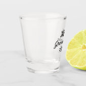 Bruidsjonkers Cadeau Aangepaste Tekst Trouw Favor Shot Glas (Links)