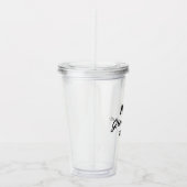 Bruidsjonkers Cadeau Aangepaste Tekst Trouwgunst Acryl Drinkbeker (Rechts)
