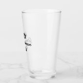 Bruidsjonkers cadeau aangepaste tekst trouwgunst glas (Links)