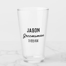 Bruidsjonkers cadeau aangepaste tekst trouwgunst glas