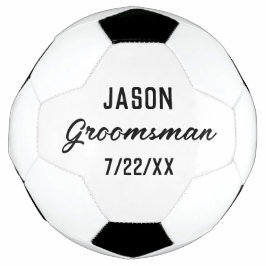Bruidsjonkers Cadeau Aangepaste Tekst Trouwgunst Voetbal