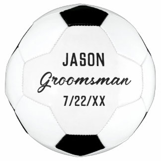 Bruidsjonkers Cadeau Aangepaste Tekst Trouwgunst Voetbal