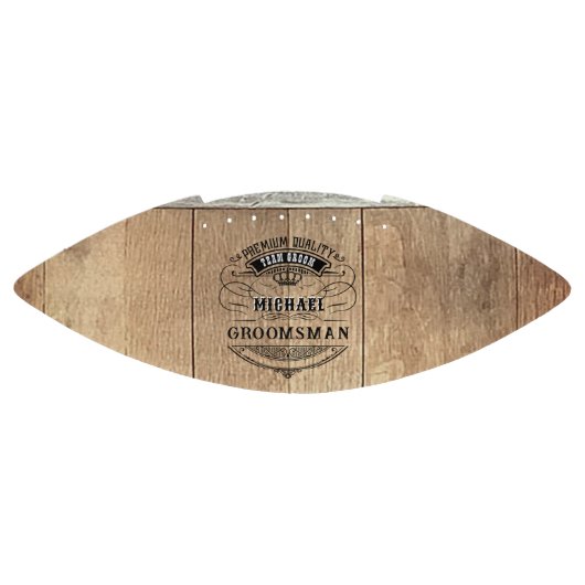 Bruidsjonkers cadeaus american football (Paneel)