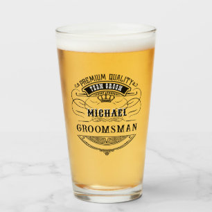 Bruidsjonkers cadeaus glas