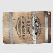 Bruidsjonkers cadeaus golfhanddoek (Horizontaal)