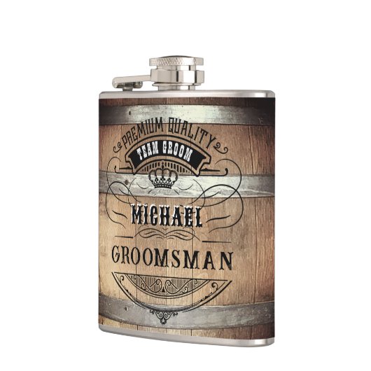 Bruidsjonkers cadeaus heupfles (Links)