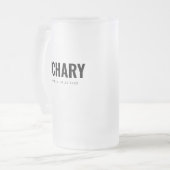 Bruidsjonkers Cadeaus Mannelijke Trouwfeest Getuig Matglas Bierpul (Voorkant links)