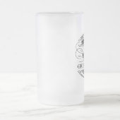 Bruidsjonkers cadeaus matglas bierpul (Center)