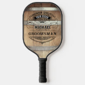 Bruidsjonkers cadeaus pickleball paddle (Voorkant)