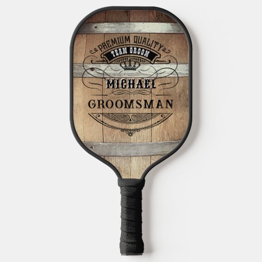 Bruidsjonkers cadeaus pickleball paddle (Voorkant)