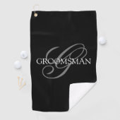 Bruidsjonkers cadeautas golfhanddoek (Insitu)