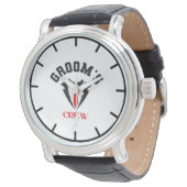 Bruidsjonkers Crew - Moderne Bruidsjonkers Bachelo Horloge (Gekanteld)