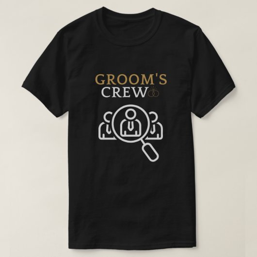 Bruidsjonkers Jongens Bachelor Party T-shirt (Design voorkant)