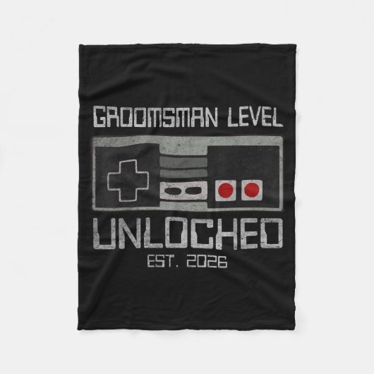 Bruidsjonkers Matching Bachelorfeest 2026 Gamer Fleece Deken (Voorkant)