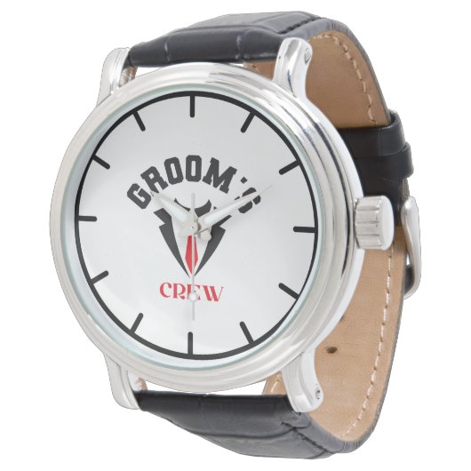 Bruidsjonkers - Moderne Bruidsjonkers Bachelorfees Horloge (Gekanteld)