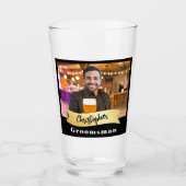Bruidsjonkers Pintglas Serie: De Bierbaas Glas (Voorkant)