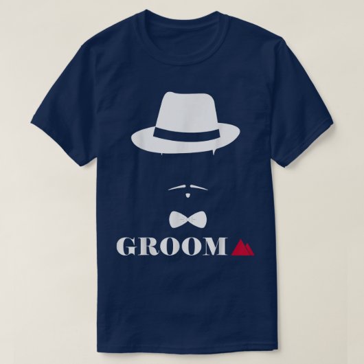 Bruidsjonkers Ring Trouw Verlovingsfeest T-shirt (Design voorkant)