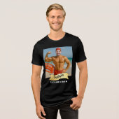 Bruidsjonkers Serie: De Sip Saver Tri-Blend Shirt (Voorkant volledig)
