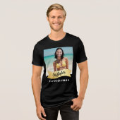 Bruidsjonkers Serie: De Strandprinses Tri-Blend Shirt (Voorkant volledig)