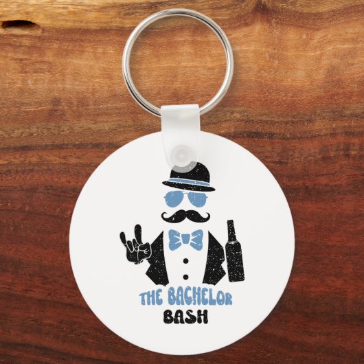 Bruidsjonkers The Bachelor Bash - Bruidegom Gezegd Sleutelhanger (Voorkant)