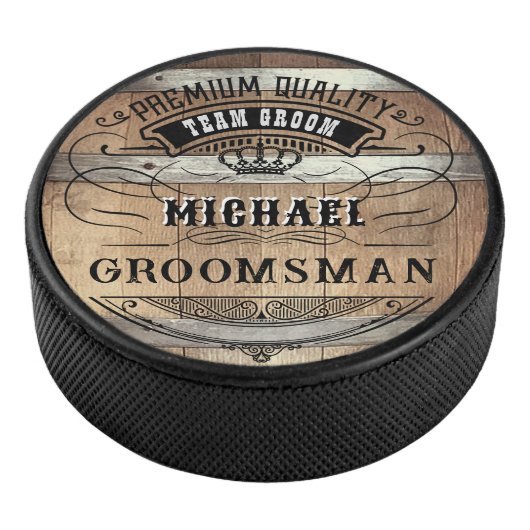 Bruidsjonkerscadeaus Hockey Puck (3/4)