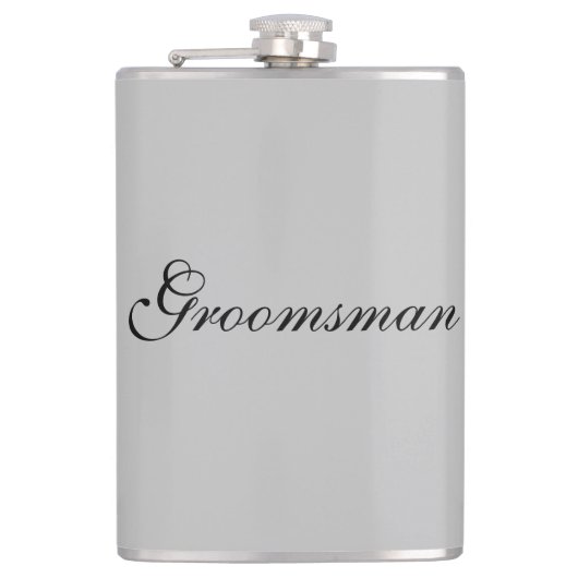 Bruidsjonkersfles Heupfles (Voorkant)