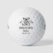 Bruidsjonkersringen Golfballen (Voorkant)