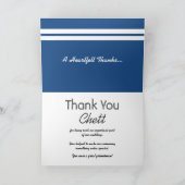 BRUIDSJOON White Strepen Trouwen BEDANKT (Binnen)