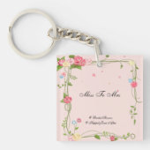 Bruidsjurk Acrylen Sleutelhanger (voorkant)