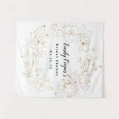 Bruidsjurk Banner Stof Bord Mozaïek Wandkleed (Voorkant (horizontaal))