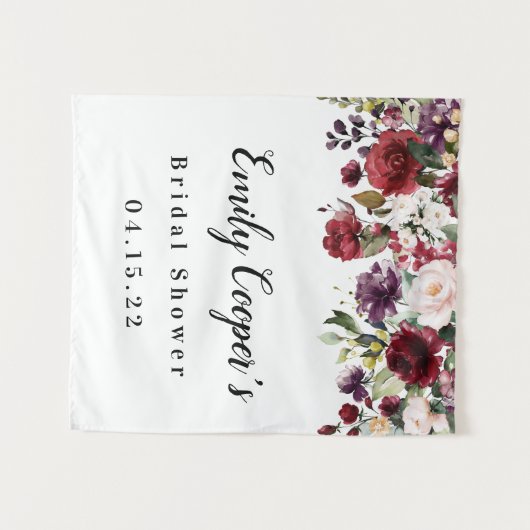 Bruidsjurk Banner Stof Bordureel Wandkleed (Voorkant (horizontaal))