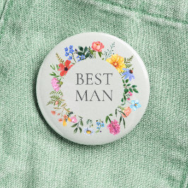 Bruidsjurk Best Man Trouwen  Ronde Button 3,2 Cm