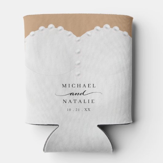 Bruidsjurk Bruid Blikjeskoeler (Achterkant)