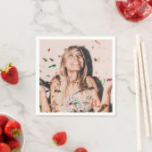 Bruidsjurk bruid gezichtsfoto servet (Insitu)